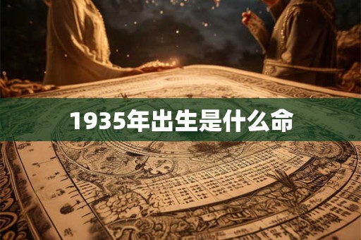1935年出生是什么命