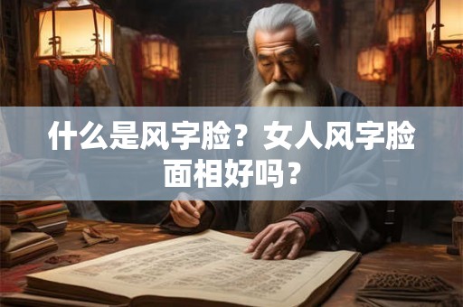 什么是风字脸？女人风字脸面相好吗？