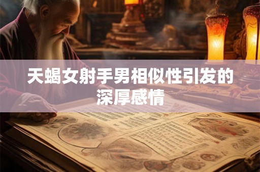 天蝎女射手男相似性引发的深厚感情