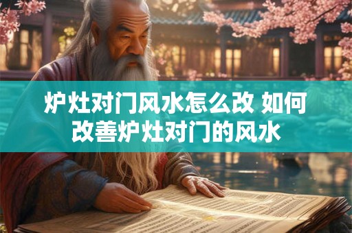 炉灶对门风水怎么改 如何改善炉灶对门的风水 炉灶对门风水怎么改 如何改善炉灶对门的风水