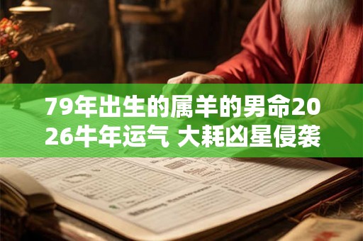 79年出生的属羊的男命2026牛年运气 大耗凶星侵袭