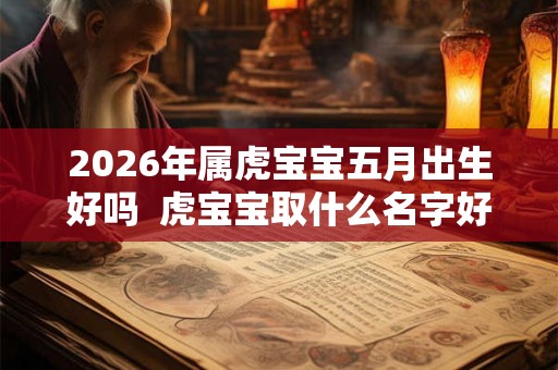 2026年属虎宝宝五月出生好吗  虎宝宝取什么名字好