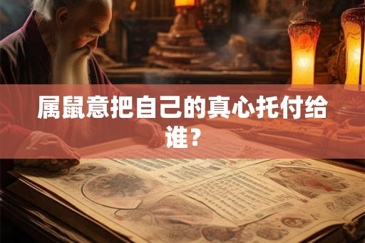 属鼠意把自己的真心托付给谁？