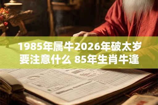 1985年属牛2026年破太岁要注意什么 85年生肖牛逢马年运气如何