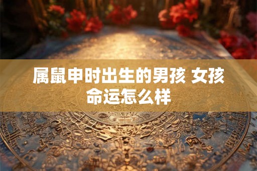 属鼠申时出生的男孩 女孩命运怎么样