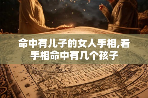 命中有儿子的女人手相,看手相命中有几个孩子