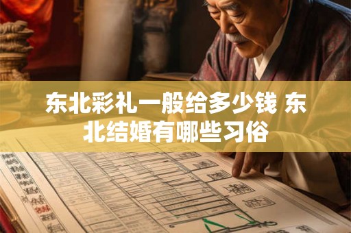 东北彩礼一般给多少钱 东北结婚有哪些习俗