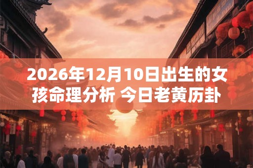 2026年12月10日出生的女孩命理分析 今日老黄历卦象如何 2026年12月10日出生的女孩命理分析 今日老黄历卦象如何