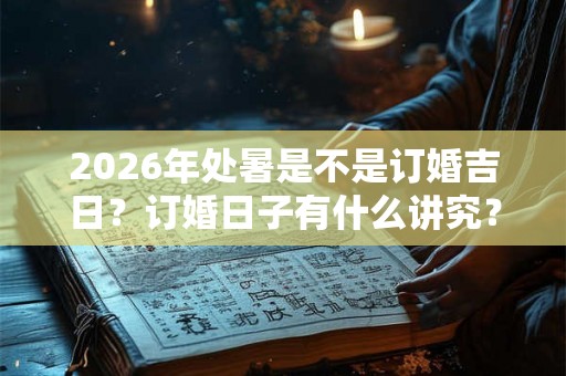 2026年处暑是不是订婚吉日？订婚日子有什么讲究？