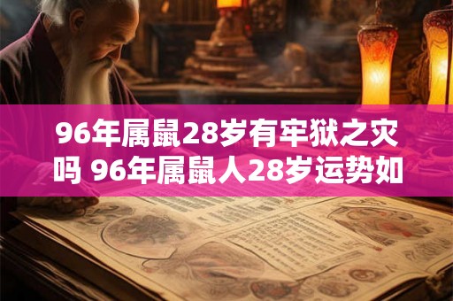 96年属鼠28岁有牢狱之灾吗 96年属鼠人28岁运势如何