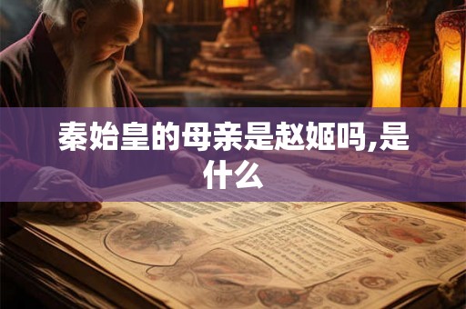 秦始皇的母亲是赵姬吗,是什么 秦始皇的母亲是赵姬吗,是什么