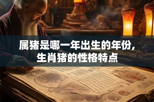 属猪是哪一年出生的年份,生肖猪的性格特点