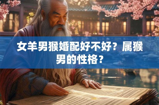 女羊男猴婚配好不好?属猴男的性格? 女羊男猴婚配好不好?属猴男的性格?