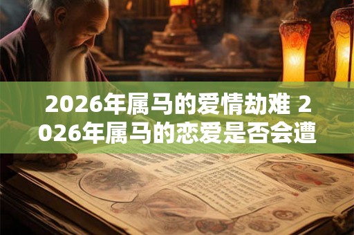 2026年属马的爱情劫难 2026年属马的恋爱是否会遭遇劫难