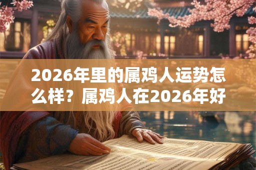 2026年里的属鸡人运势怎么样？属鸡人在2026年好不好？