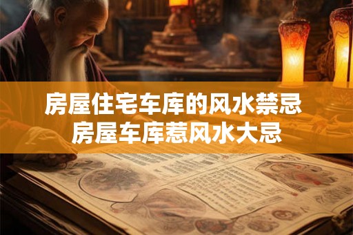 房屋住宅车库的风水禁忌 房屋车库惹风水大忌