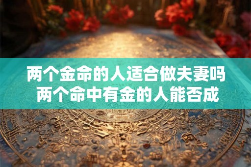 两个金命的人适合做夫妻吗 两个命中有金的人能否成为夫妻