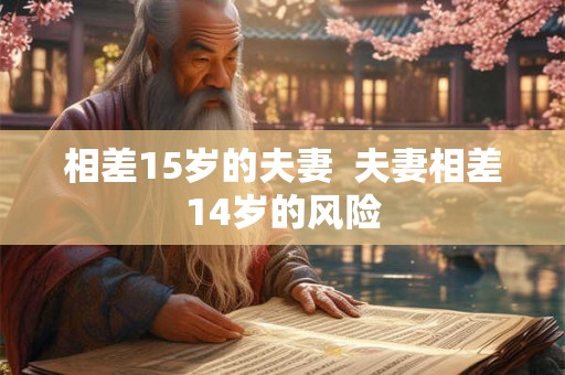 相差15岁的夫妻  夫妻相差14岁的风险