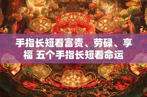 手指长短看富贵、劳碌、享福 五个手指长短看命运