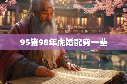 95猪98年虎婚配穷一辈