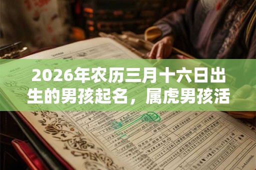 2026年农历三月十六日出生的男孩起名,属虎男孩活泼阳光的名字精选 2026年农历三月十六日出生的男孩起名,属虎男孩活泼阳光的名字精选
