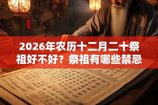 2026年农历十二月二十祭祖好不好？祭祖有哪些禁忌？