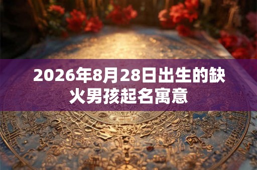 2026年8月28日出生的缺火男孩起名寓意