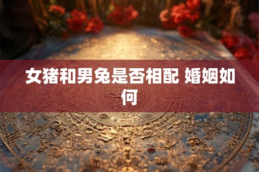 女猪和男兔是否相配 婚姻如何