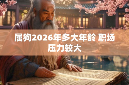 属狗2026年多大年龄 职场压力较大 属狗2026年多大年龄 职场压力较大