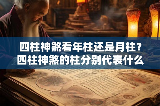 四柱神煞看年柱还是月柱？四柱神煞的柱分别代表什么？