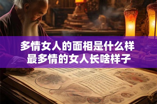 多情女人的面相是什么样 最多情的女人长啥样子 多情女人的面相是什么样 最多情的女人长啥样子