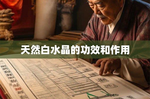 天然白水晶的功效和作用