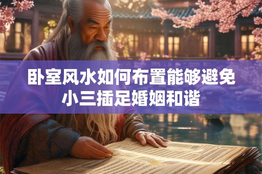 卧室风水如何布置能够避免小三插足婚姻和谐
