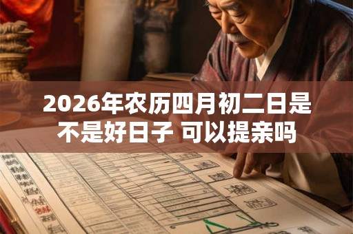 2026年农历四月初二日是不是好日子 可以提亲吗