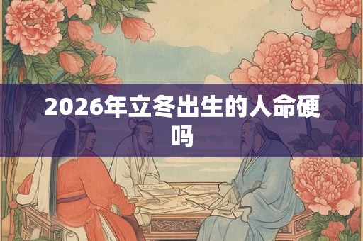 2026年立冬出生的人命硬吗 2026年立冬出生的人命硬吗