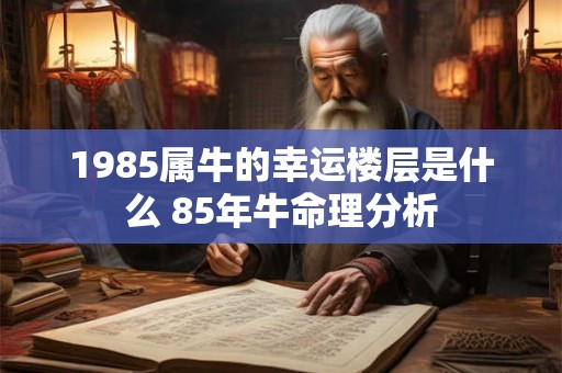 1985属牛的幸运楼层是什么 85年牛命理分析