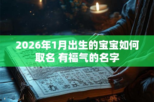 2026年1月出生的宝宝如何取名 有福气的名字