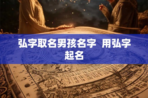 弘字取名男孩名字 用弘字起名 弘字取名男孩名字 用弘字起名
