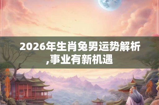 2026年生肖兔男运势解析,事业有新机遇