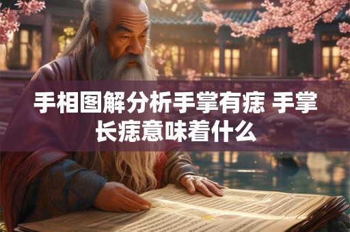 手相图解分析手掌有痣 手掌长痣意味着什么