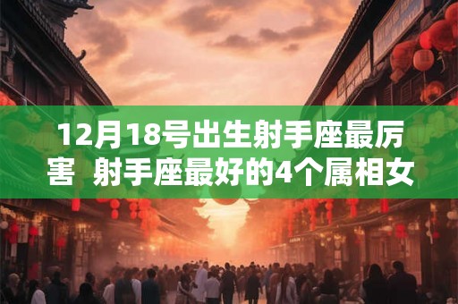 12月18号出生射手座最厉害  射手座最好的4个属相女