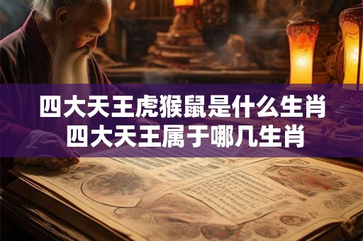 四大天王虎猴鼠是什么生肖 四大天王属于哪几生肖 四大天王虎猴鼠是什么生肖 四大天王属于哪几生肖