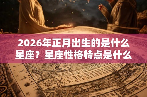 2026年正月出生的是什么星座？星座性格特点是什么？