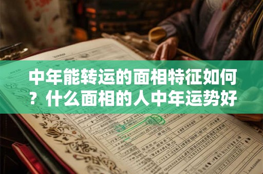 中年能转运的面相特征如何?什么面相的人中年运势好? 中年能转运的面相特征如何?什么面相的人中年运势好?