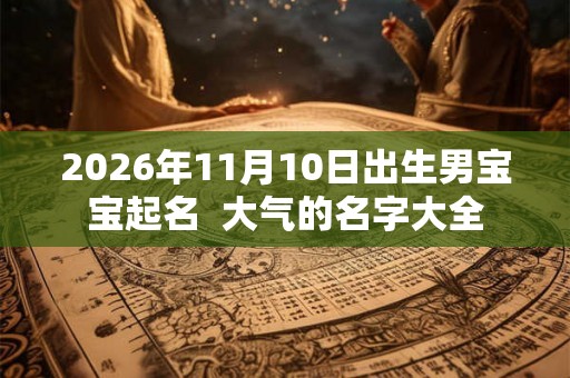 2026年11月10日出生男宝宝起名  大气的名字大全