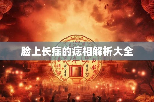脸上长痣的痣相解析大全