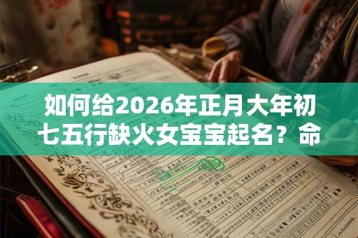 如何给2026年正月大年初七五行缺火女宝宝起名？命硬吗？