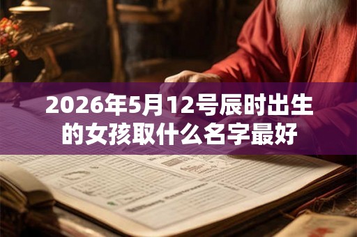 2026年5月12号辰时出生的女孩取什么名字最好