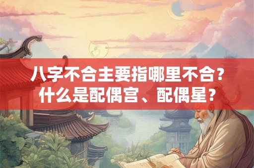 八字不合主要指哪里不合？什么是配偶宫、配偶星？