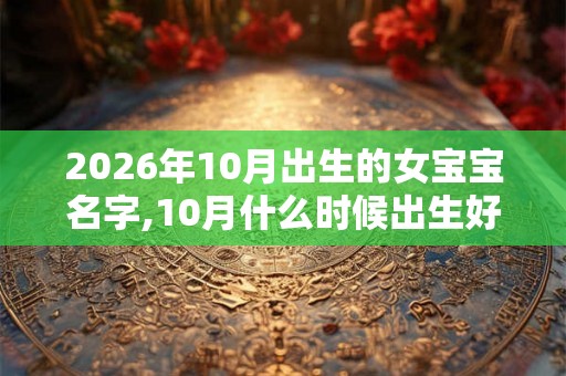 2026年10月出生的女宝宝名字,10月什么时候出生好？